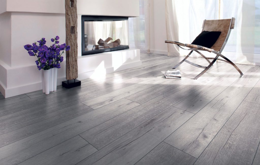 Laminátová podlaha Dub Rustikál Šedý